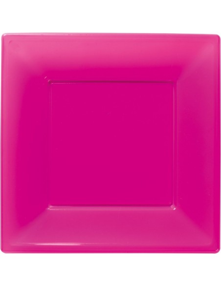 PIATTI MODUS VIVENDI FUXIA 6PZ QUAD.23CM - L'Officina delle