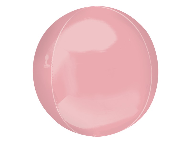 PALLONE MYLAR ORBZ ROSA PASTELLO JUMBO 53CM. - L'Officina delle