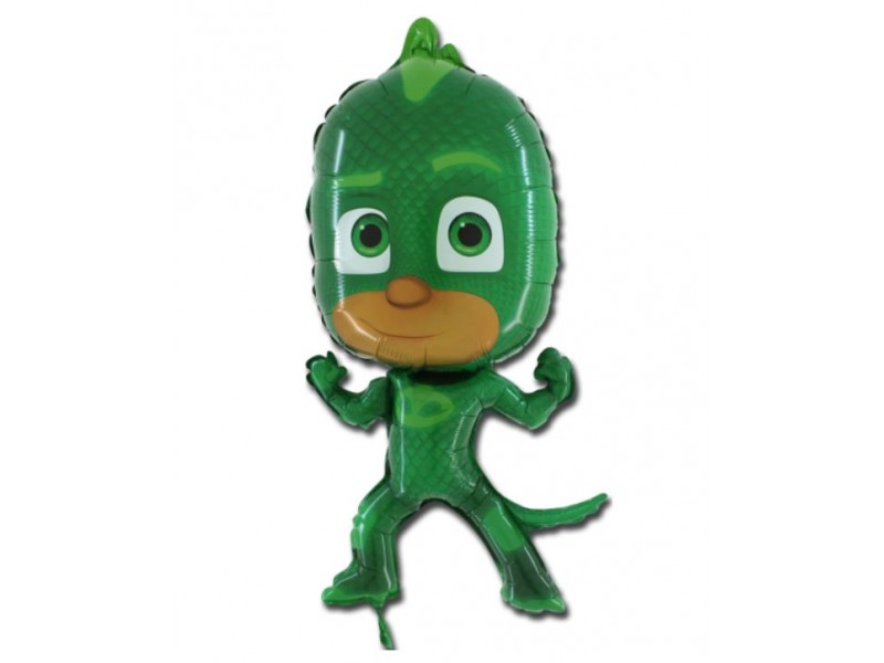 PALLONE MYLAR PJ MASCK GEKKO CM90/36" - L'Officina delle feste