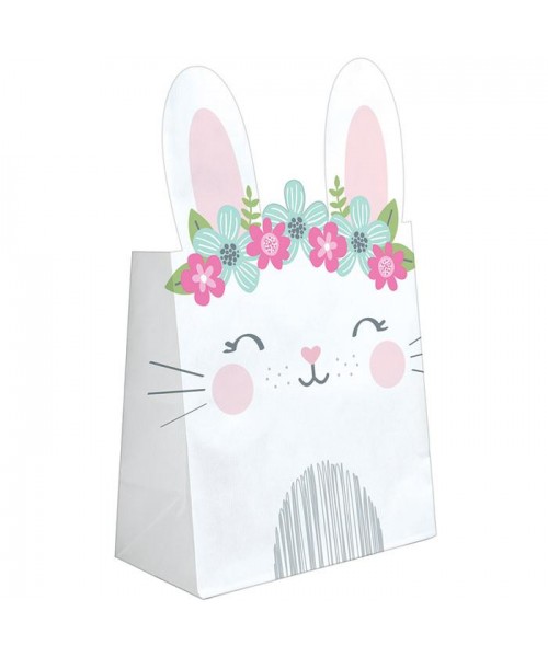 SACCHETTI CARTA CONIGLIETTO BUNNY 8PZ CM 20,3X11,4 - L'Officina