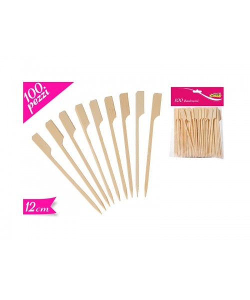 SET 100 BASTONCINI PARTY 12CM 2