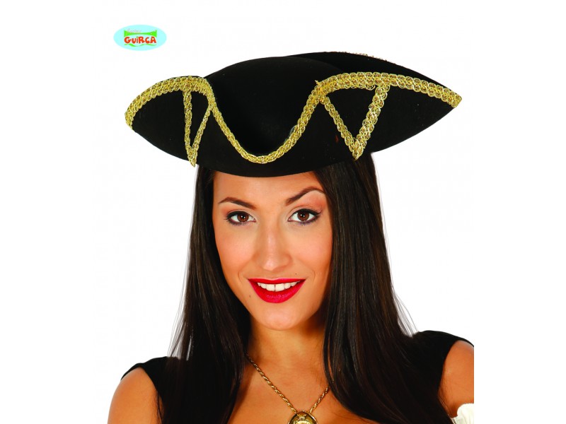 CAPPELLO CAPITAN PIRATA UNISEX - L'Officina delle feste
