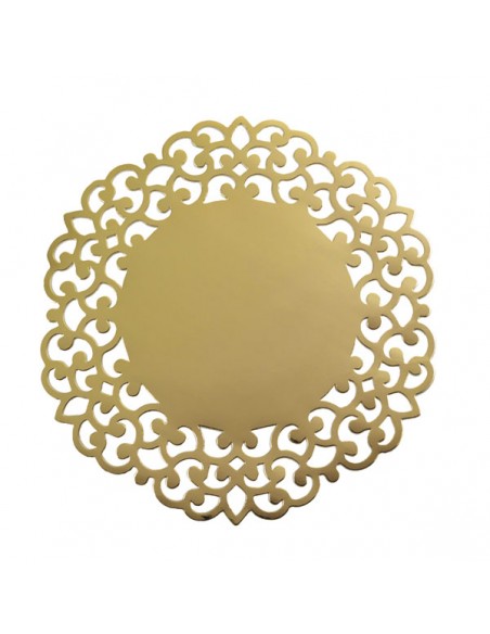 SOTTOPIATTI ORO LASER CARTONCINO 33CM 4PZ - L'Officina delle SOTTOPIATTI ORO LASER CARTONCINO 33CM 4PZ - L'Officina delle
