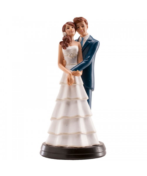 SPOSI ABBRACCIO SOGGETTI IN PLASTICA 18CM - L'Officina delle