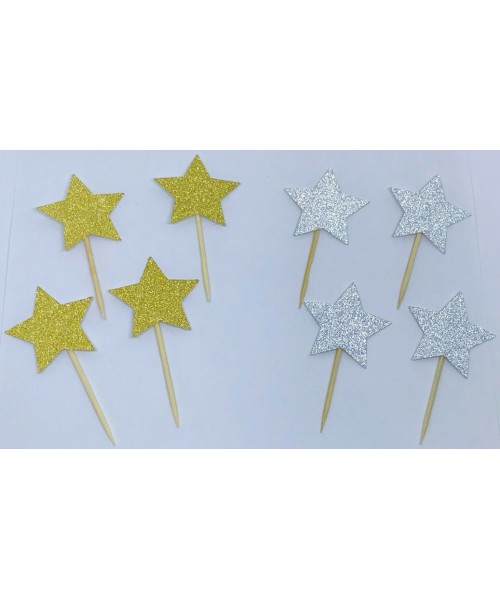 STECCONI STELLINE NATALE 12PZ - L'Officina delle feste