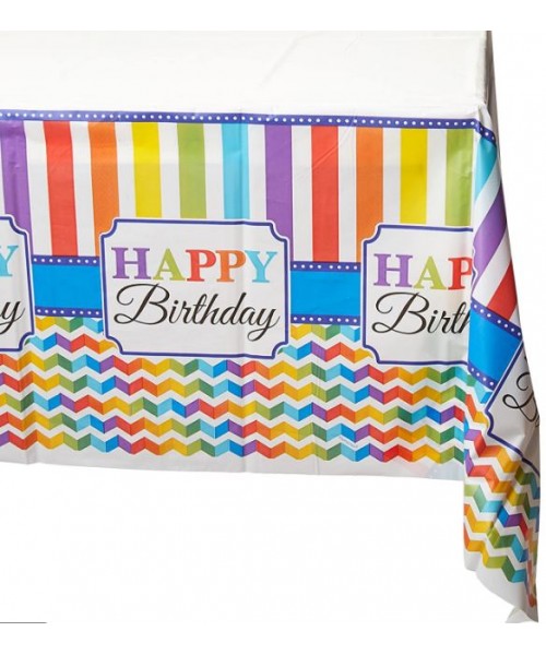 TOVAGLIA PLAST. BRIGHT BIRTHDAY 137*259 - L'Officina delle feste