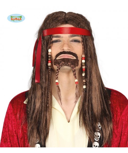 PARRUCCA RASTA CON PIZZETTO PIRATA