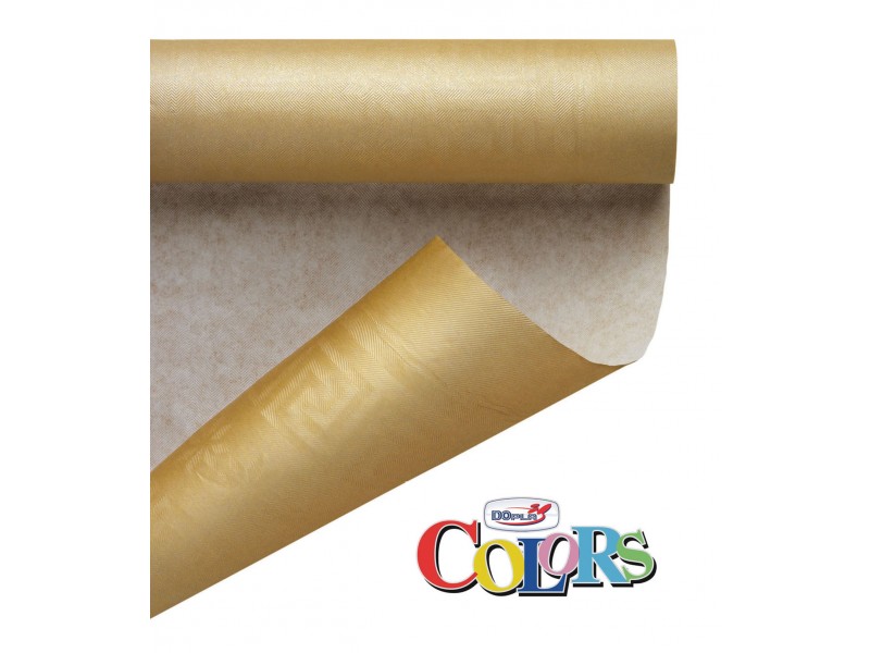 TOVAGLIA CARTA ROTOLO 1,20X7MT ORO - L'Officina delle feste