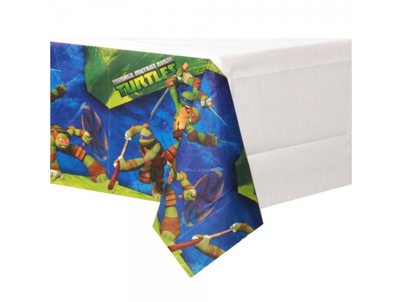 TOVAGLIA PLAST. NINJA TURTLES 120X180 1PZ - L'Officina delle