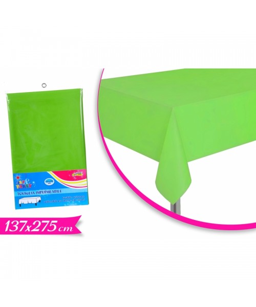 TOVAGLIA PLASTICA VERDE 137*275CM - L'Officina delle feste