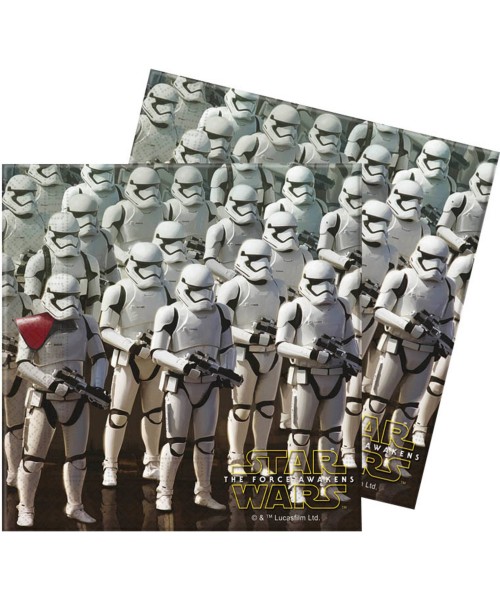 TOVAGLIOLO 33X33 20 pz STAR WARS IL RISVEGLIO DELLA FORZA -