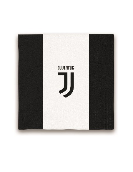 TOVAGLIOLO 33X33CM JUVENTUS 20PZ - L'Officina delle feste TOVAGLIOLO 33X33CM JUVENTUS 20PZ - L'Officina delle feste