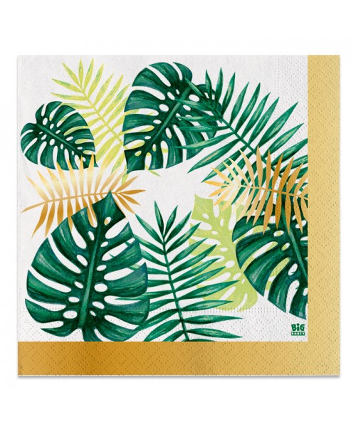TOVAGLIOLI 33X33 TROPICAL 20PZ - L'Officina delle feste