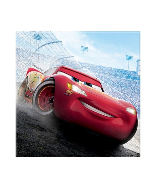 TOVAGLIOLO 33X33 20PZ CARS 3 - L'Officina delle feste