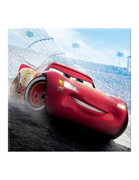 TOVAGLIOLO 33X33 20PZ CARS 3 - L'Officina delle feste