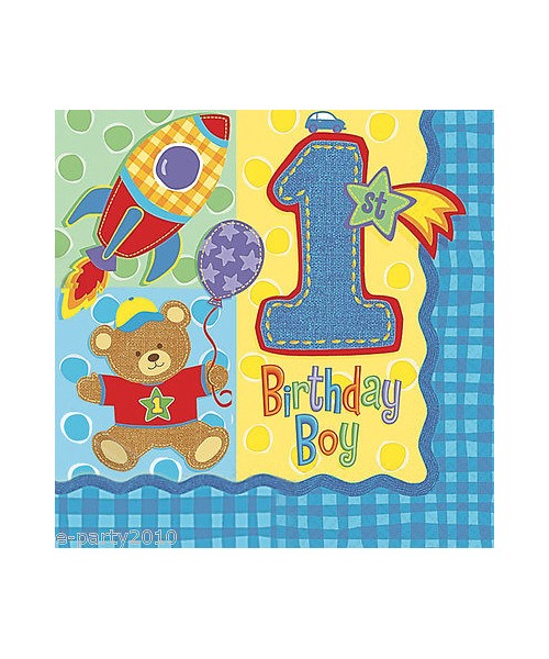 TOVAGLIOLI 33X33 HUGS & STITCHES BOY 16PZ - L'Officina delle