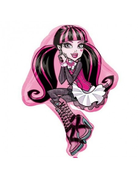Pallone mylar Monster High 23"/58cm Frankie Stein Draculaura -