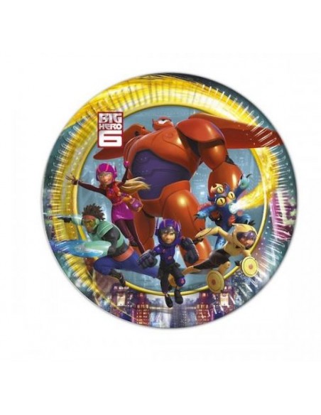 PIATTO CARTA 20CM BIG HERO 8PZ - L'Officina delle feste PIATTO CARTA 20CM BIG HERO 8PZ - L'Officina delle feste