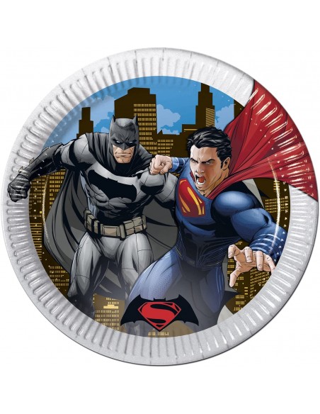 PIATTO CARTA 8PZ BATMAN VS SUPERMAN - L'Officina delle feste
