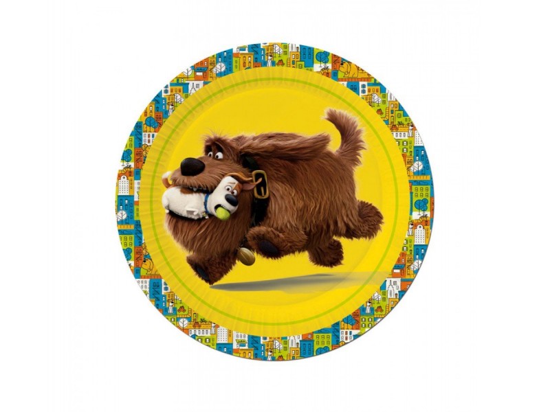 PIATTO 23 CM 8PZ PETS - L'Officina delle feste