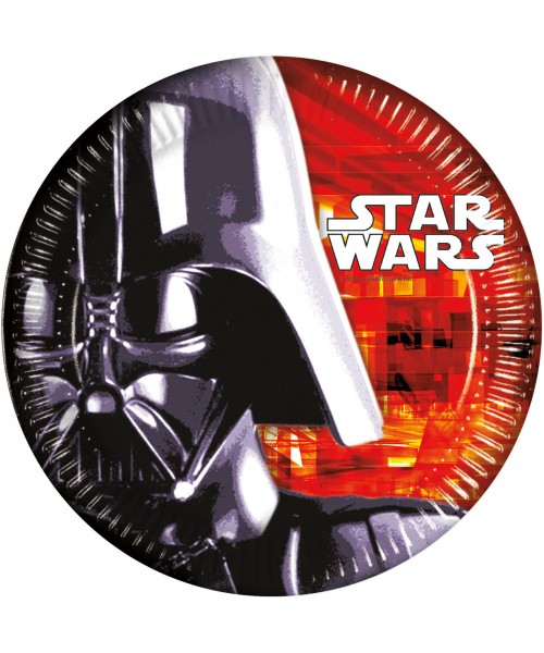 PIATTO 23CM STAR WARS 8PZ - L'Officina delle feste