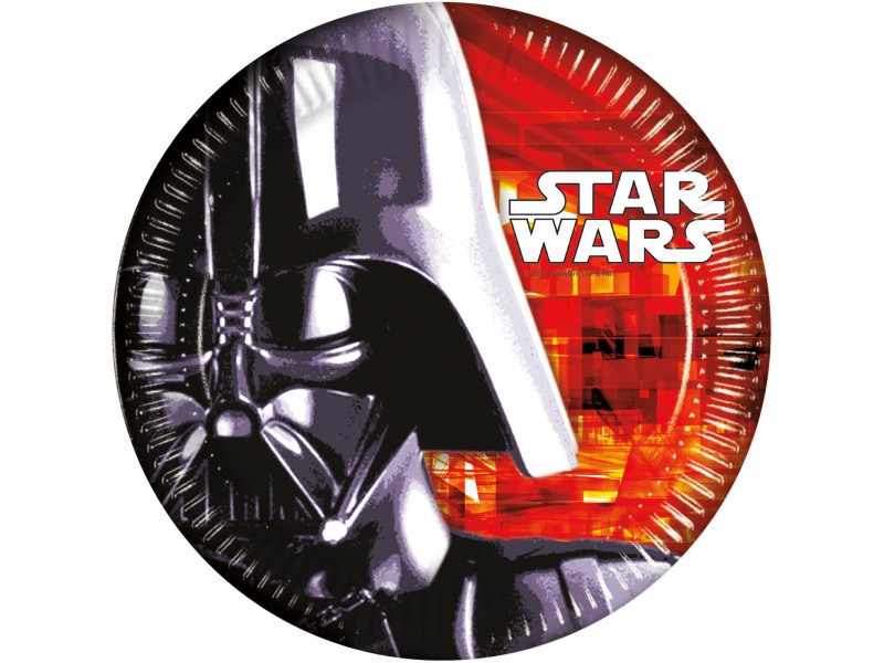 PIATTO 23CM STAR WARS 8PZ - L'Officina delle feste