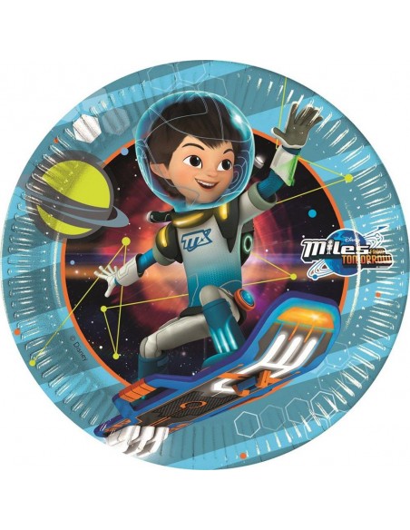 PIATTO 23CM 8PZ MILES DAL FUTURO - L'Officina delle feste