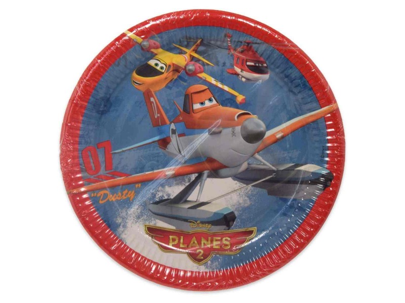 PIATTO 23CM 8PZ PLANES 2 - L'Officina delle feste