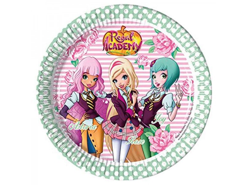 PIATTO 23CM 8PZ REGAL ACADEMY - L'Officina delle feste
