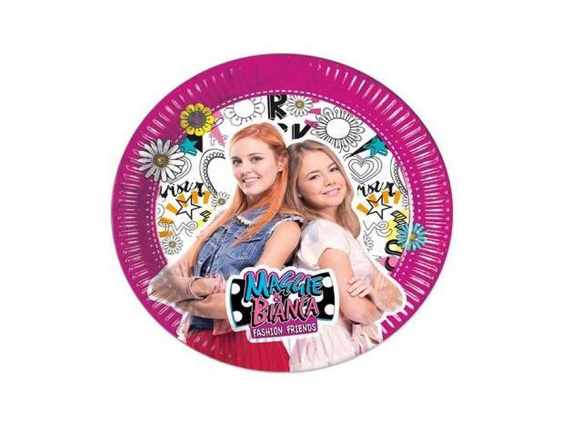 PIATTO 23CM MAGGIE AND BIANCA 8PZ - L'Officina delle feste