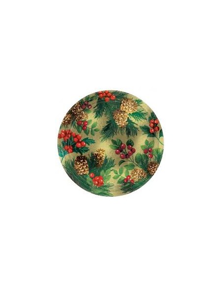 Piatto cm. 18 Holiday Spendor pz.8 - L'Officina delle feste