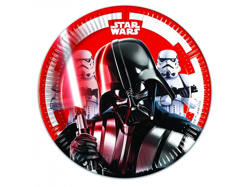 PIATTO CM. 20 PZ. 8 STAR WAR BATTAGLIA FINALE - L'Officina
