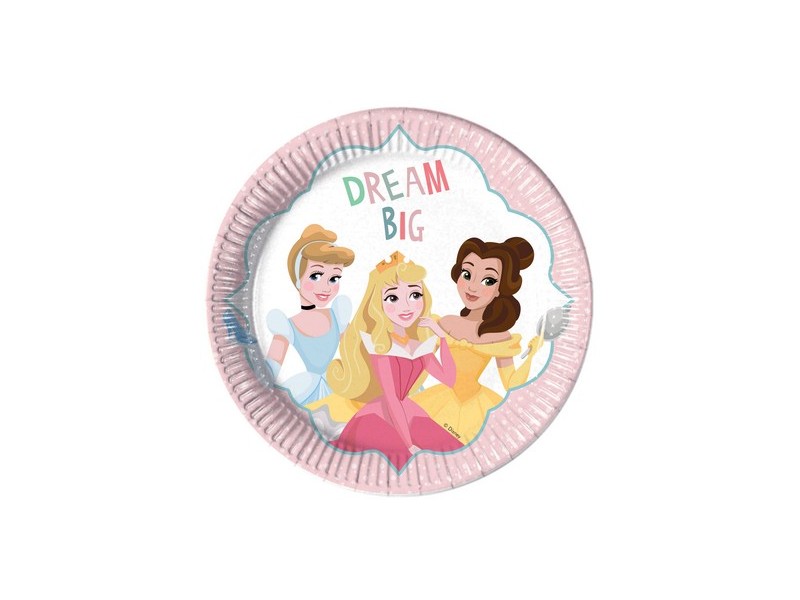 PIATTO CM.23 PZ. 8 PRINCIPESSE DARE TO DREAMS - L'Officina