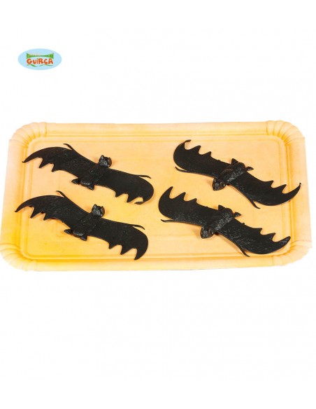 PIPISTRELLI IN GOMMA 4PZ 11 CM - L'Officina delle feste