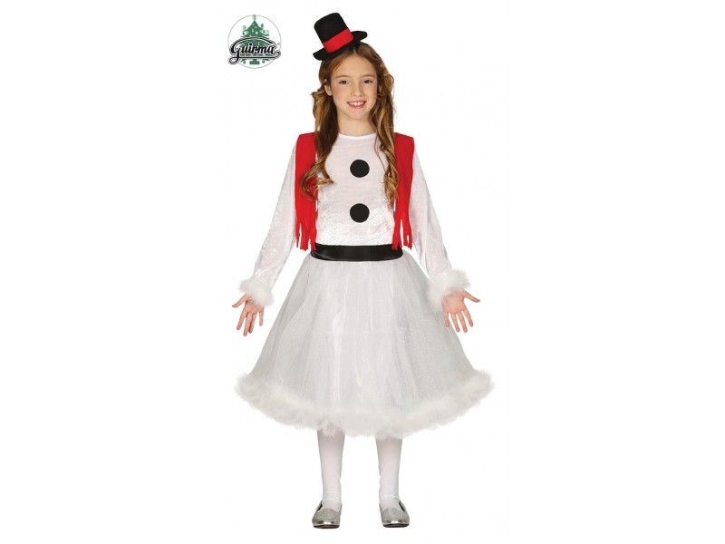 PUPAZZO DI NEVE BAMBINA 7-9 ANNI - L'Officina delle feste