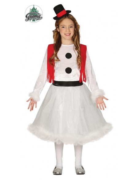 PUPAZZO DI NEVE BAMBINA 7-9 ANNI - L'Officina delle feste