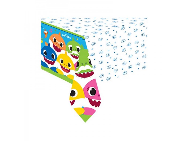 TOVAGLIA CARTA BABY SHARK 120X180CM - L'Officina delle feste