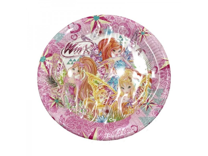 PIATTO WINX TYNIX 8PZ 23CM - L'Officina delle feste
