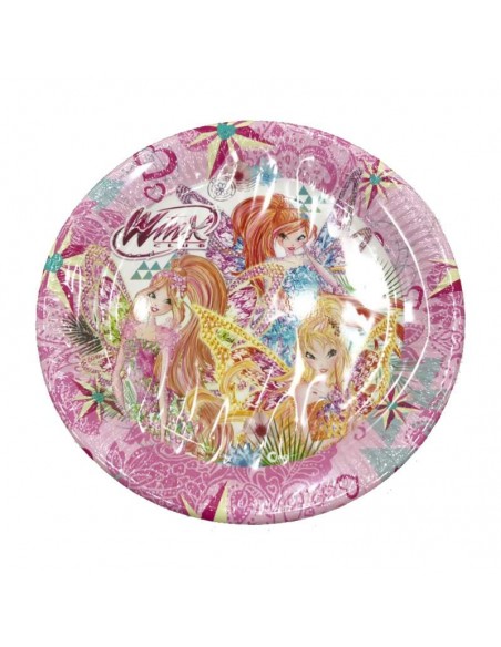PIATTO WINX TYNIX 8PZ 23CM - L'Officina delle feste