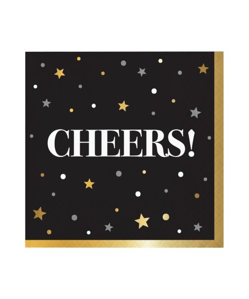 TOVAGLIOLINI 25X25 MIDNIGHT CELEBRATION 16PZ - L'Officina delle