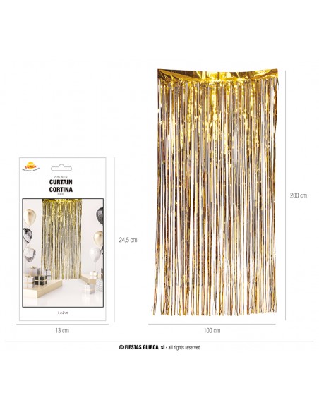 TENDA FILI ORO 1X2MT - L'Officina delle feste