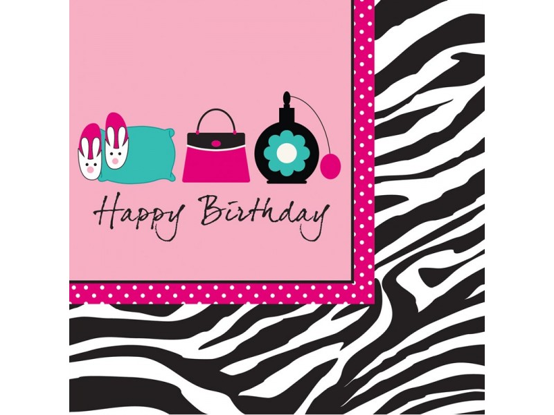 TOVAGLIOLO PZ. 16 PINK ZEBRA BOUTIQUE - L'Officina delle feste