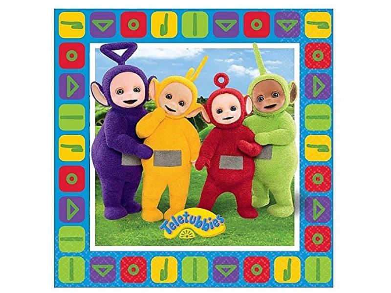 TOVAGLIOLO TELETUBBIES 33X33 16PZ - L'Officina delle feste