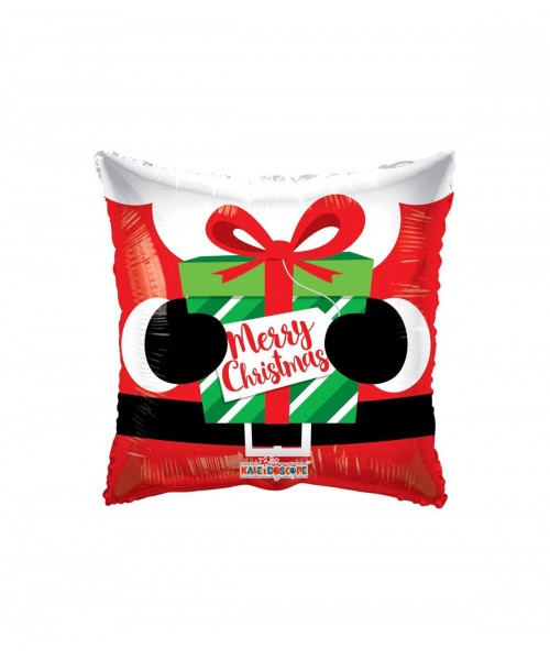 PALLONE MYLAR 18" REGALO DI BABBO NATALE CM. 45 - L'Officina