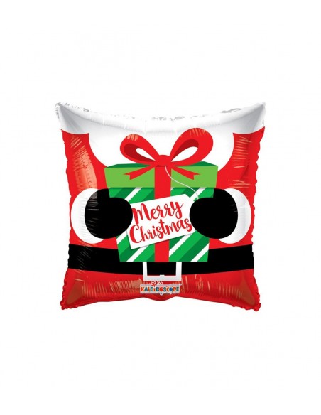 PALLONE MYLAR 18" REGALO DI BABBO NATALE CM. 45 - L'Officina