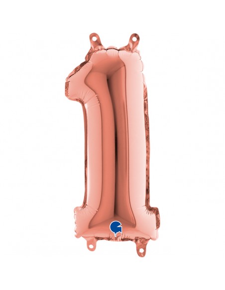 NUMERO MYLAR MEDIO ROSE GOLD 1 CM. 35 - L'Officina delle feste NUMERO MYLAR MEDIO ROSE GOLD 1 CM. 35 - L'Officina delle feste