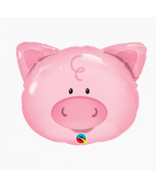 PALLONE MYLAR MINISHAPE 14" MAIALINO PIG 35CM - L'Officina