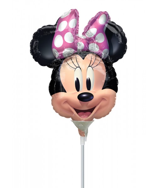 PALLONE MINISHAPE 14" MINNIE TESTA FIOCCO FUCSIA 35CM -