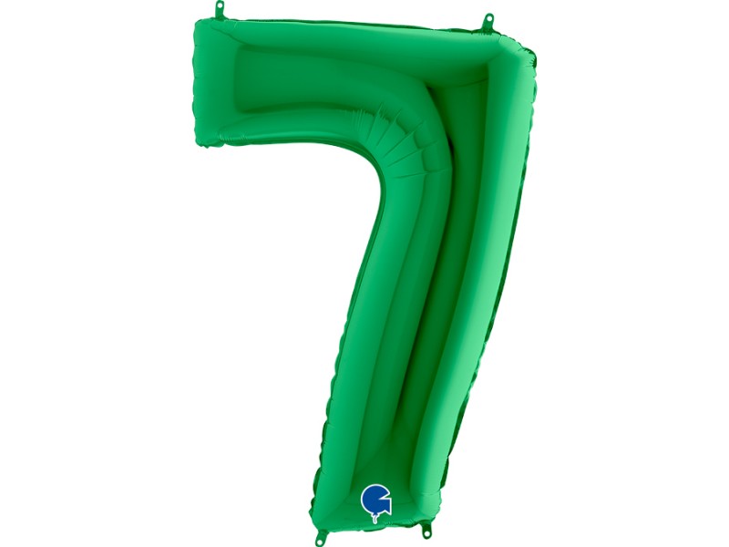 PALLONE MYLAR MEGA N. 7 VERDE 102CM - L'Officina delle feste