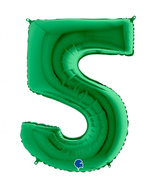 PALLONE MYLAR MEGA N. 5 VERDE 102CM - L'Officina delle feste 2